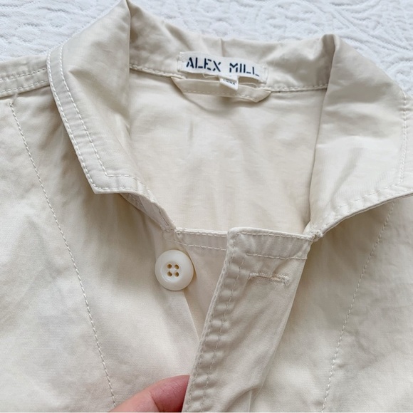 Alex Mill‎ Standard Short Jumpsuit, Oatmilk - Picture 8 of 11